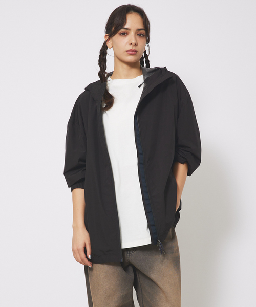 Pyrenex(ピレネックス)の「【PYRENEXピレネックス】 HUX009/ENSURE/エンショアー/フーデッドジャケット/防風/撥水/透湿性/ジャケット(ブルゾン・メンズ・ブラック/ネイビー/マスタード・S/M/L/XL)」の2枚目の写真