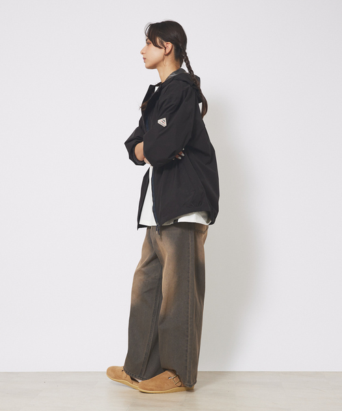 Pyrenex◇ENSURE/マウンテンパーカー/M/ポリエステル/BLK/無地/HUX009