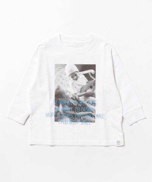 Smoothy(スムージー)の「SMOOTHY Photo Long Sleeve Tee / スムージー フォトロングスリーブTシャツ(Tシャツ/カットソー・キッズ・ホワイト系その他/ホワイト系その他2・SMALL/MEDIUM/LARGE/X-LARGE)」の11枚目の写真