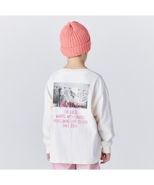 Smoothy(スムージー)の「SMOOTHY Photo Long Sleeve Tee / スムージー フォトロングスリーブTシャツ(Tシャツ/カットソー・キッズ・ホワイト系その他/ホワイト系その他2・SMALL/MEDIUM/LARGE/X-LARGE)」の7枚目の写真