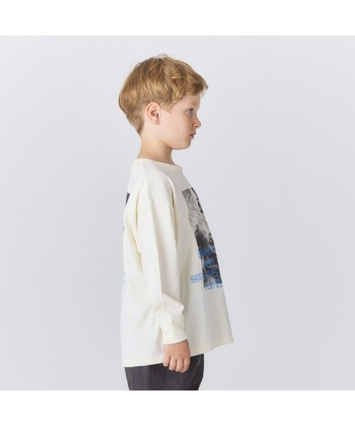 Smoothy(スムージー)の「SMOOTHY Photo Long Sleeve Tee / スムージー フォトロングスリーブTシャツ(Tシャツ/カットソー・キッズ・ホワイト系その他/ホワイト系その他2・SMALL/MEDIUM/LARGE/X-LARGE)」の8枚目の写真