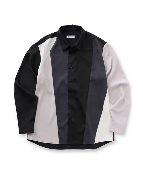 tk.TAKEO KIKUCHI（ティーケータケオキクチ）の「ダイヤゴナルスイッチシャツ（シャツ/ブラウス・メンズ・ホワイト系5/ブラック系4/ブルー系4・01/02/03）」の18枚目の写真