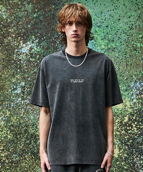 MSML(エムエスエムエル)の「TYPEWRITER T SHIRT(Tシャツ/カットソー・メンズ・ブラック・XL/L/M/S)」の1枚目の写真