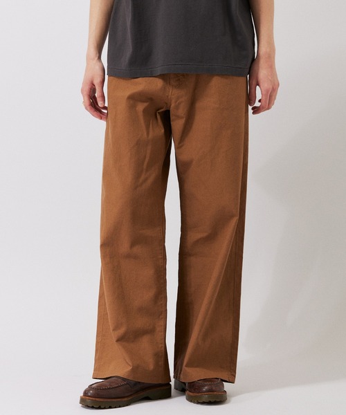 JOURNAL STANDARD（ジャーナルスタンダード）の「【ZOZO限定】綿麻 キャノンパンツ（その他パンツ・メンズ・ブラック/ダークブラウン/ネイビー/ベージュ/マスタード/カーキ/ブラウン・XL-Long/XL-Regular/XS-Short/XL-Short/S-Long/S-Regular/S-Short/XS-Long/XS-Regular/M-Short/L-Long/L-Regular/L-Short/M-Long/M-Regular）」の3枚目の写真