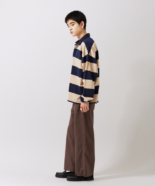 JOURNAL STANDARD（ジャーナルスタンダード）の「【ZOZO限定】綿麻 キャノンパンツ（その他パンツ・メンズ・ブラック/ダークブラウン/ネイビー/ベージュ/マスタード/カーキ/ブラウン・XL-Long/XL-Regular/XS-Short/XL-Short/S-Long/S-Regular/S-Short/XS-Long/XS-Regular/M-Short/L-Long/L-Regular/L-Short/M-Long/M-Regular）」の12枚目の写真