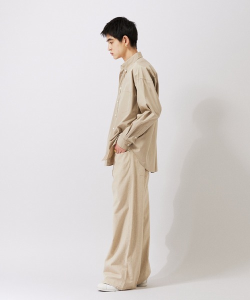 JOURNAL STANDARD（ジャーナルスタンダード）の「【ZOZO限定】綿麻 キャノンパンツ（その他パンツ・メンズ・ブラック/ダークブラウン/ネイビー/ベージュ/マスタード/カーキ/ブラウン・XL-Long/XL-Regular/XS-Short/XL-Short/S-Long/S-Regular/S-Short/XS-Long/XS-Regular/M-Short/L-Long/L-Regular/L-Short/M-Long/M-Regular）」の17枚目の写真