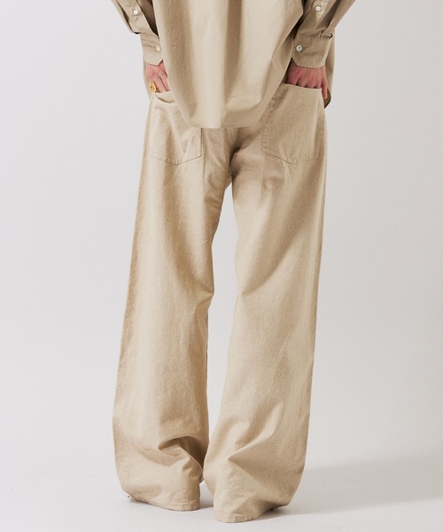 JOURNAL STANDARD（ジャーナルスタンダード）の「【ZOZO限定】綿麻 キャノンパンツ（その他パンツ・メンズ・ブラック/ダークブラウン/ネイビー/ベージュ/マスタード/カーキ/ブラウン・XL-Long/XL-Regular/XS-Short/XL-Short/S-Long/S-Regular/S-Short/XS-Long/XS-Regular/M-Short/L-Long/L-Regular/L-Short/M-Long/M-Regular）」の20枚目の写真