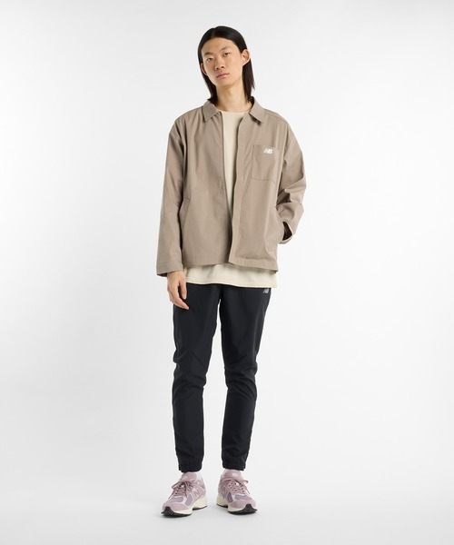 NEW BALANCE(ニューバランス)の「コーチツイルジャケット(ブルゾン・メンズ・ブラック/カーキブラウン・MEDIUM/SMALL/X-LARGE/LARGE)」の12枚目の写真