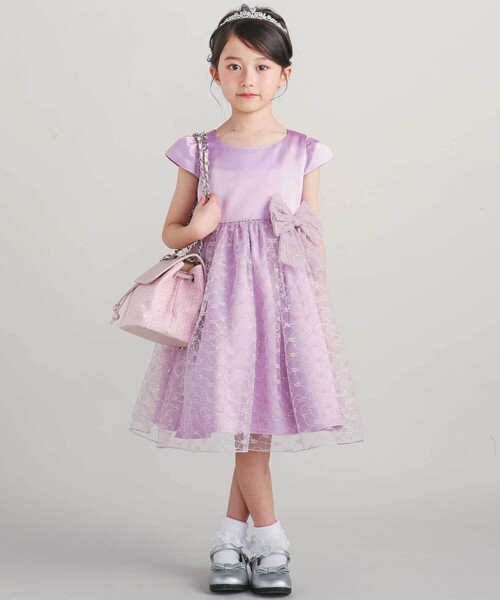 BeBe（ベベ）の「【お揃い】ハートタグ付きブロッサムラメツイード2wayミニリュック（ショルダーバッグ・キッズ・ピンク/ベージュ・FREE）」の18枚目の写真