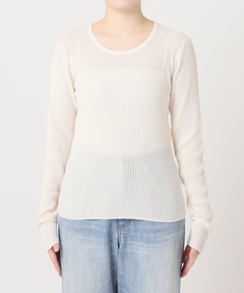 Plage - 新品タグ付き☆ plage Standard ニット　ホワイト 新品タグ付き☆ plage Standard ニット ホワイト