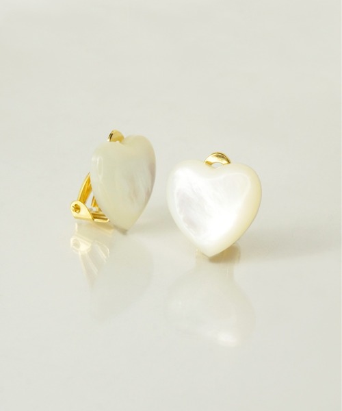 anq.（アンク）の「「anq.」OneStoneイヤリング(マザーオブパール/アクアマリン)（イヤリング・レディース・ホワイト系その他/ブルー/ホワイト・ONE SIZE）」の4枚目の写真