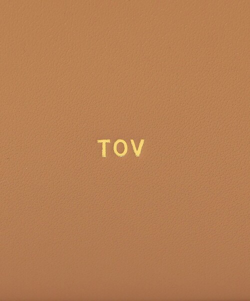 tov（トーヴ）の「TOV:PETAL L（ボストンバッグ・レディース・キャメル/ネイビー・ONE SIZE）」の8枚目の写真