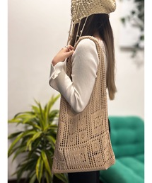 【Anthe】 / クロシェ編みマルシェBAG / ant-000024