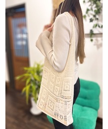 【Anthe】 / クロシェ編みマルシェBAG / ant-000024
