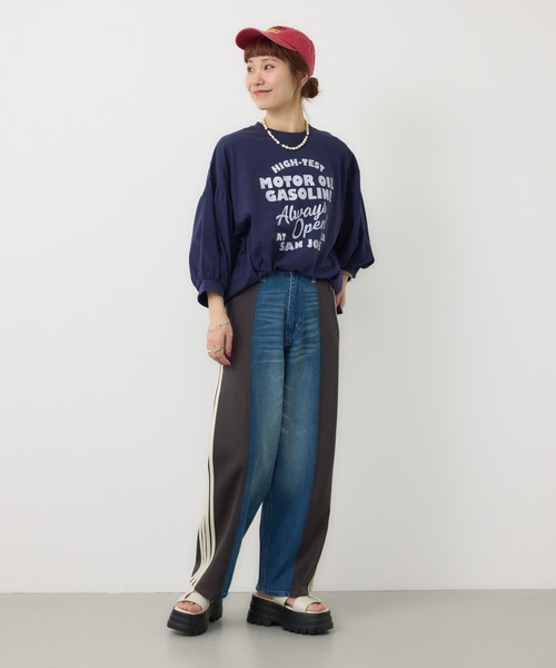 ••Ⓜ︎••様♡ロデオ　カスタム　トラック　デニム　パンツ　完売品 RODEO CROWNS WIDE BOWL ジーンズ デニム デニムパンツ カスタム