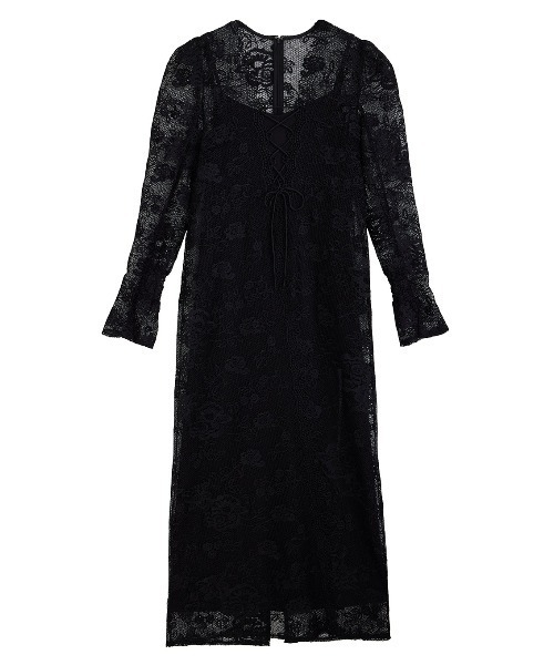 TABLE CROSS LACE UP DRESS（ワンピース）｜Ameri（アメリ）の