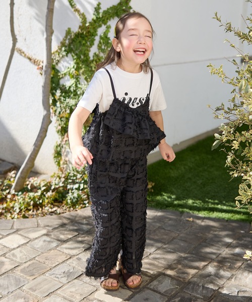 Piet(ピエット)の「チェックフリンジ ワイドパンツ(その他パンツ・キッズ・ブラック/ベージュ・100/110/120/130)」の8枚目の写真