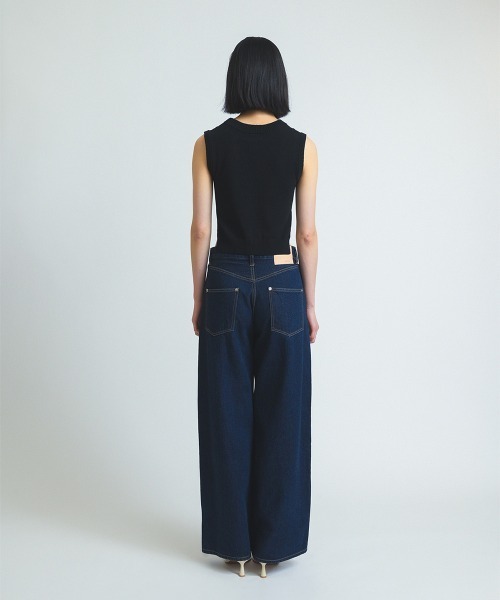 スドーク　soduk　2019awデニムフレアパンツ twisted line denim trousers（デニムパンツ）｜soduk（スドーク