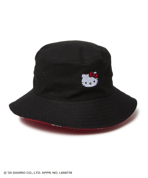 リバーシブル ハローキティ バケットハット NEW ERA】Kid's バケット01 リバーシブル HELLO KITTY ハロー