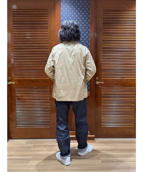 BROOKS BROTHERS（ブルックスブラザーズ）の「コットン/ポリエステル ファティーグ シャツジャケット（その他アウター・メンズ・ベージュ/ネイビー・MEDIUM/SMALL/LARGE）」の15枚目の写真