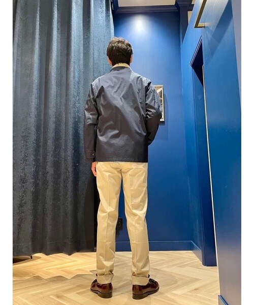 BROOKS BROTHERS（ブルックスブラザーズ）の「コットン/ポリエステル ファティーグ シャツジャケット（その他アウター・メンズ・ベージュ/ネイビー・MEDIUM/SMALL/LARGE）」の6枚目の写真