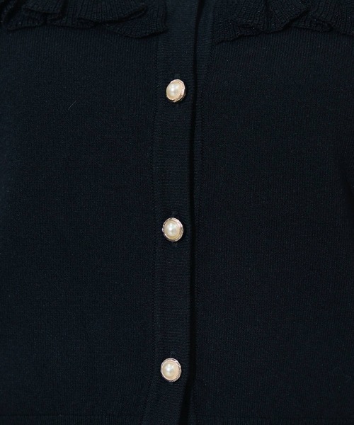 WILLSELECTION(ウィルセレクション)の「フリルデザインニットカーディガン(カーディガン/ボレロ・レディース・オレンジ/ブルー系その他/オフホワイト/ブラック・FREE)」の22枚目の写真