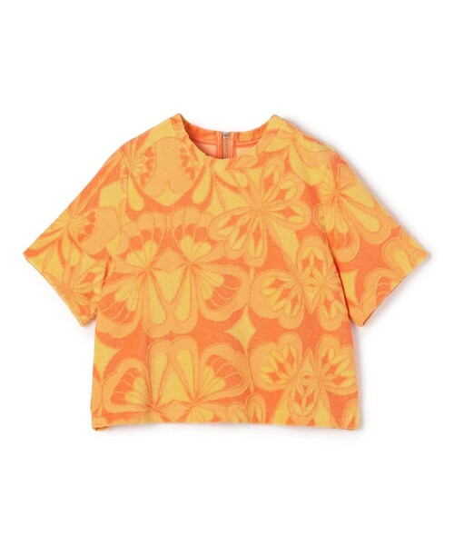 TOMORROWLAND collection(トゥモローランドコレクション)の「フラワーパイル クルーネックプルオーバー(その他トップス・レディース・オレンジ系その他2・36)」の1枚目の写真