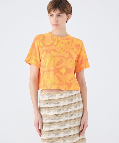 TOMORROWLAND collection(トゥモローランドコレクション)の「フラワーパイル クルーネックプルオーバー(その他トップス・レディース・オレンジ系その他2・36)」の5枚目の写真