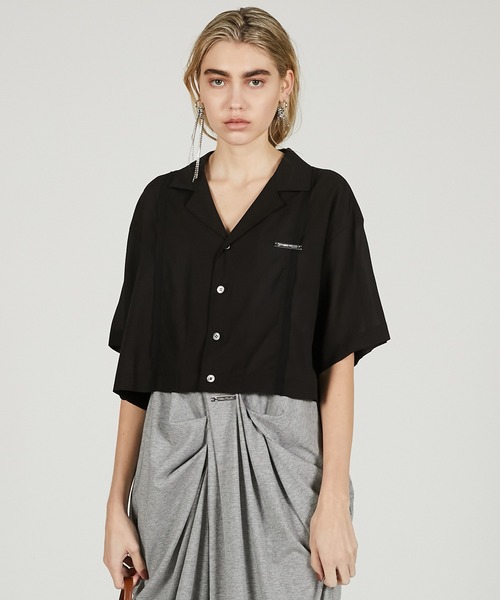 シアーオープンカラーシャツ / Sheer Open Collar Shirt（シャツ