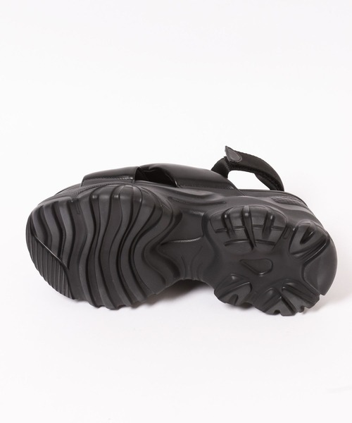 Heather（ヘザー）の「クロスボリュームパフサンダル　322508（サンダル・レディース・ブラック/アイボリー・L/M）」の8枚目の写真