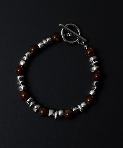 WEGO（ウィゴー）の「WEGO/クラックデザインブレス（ブレスレット・メンズ・ブルー/ブラウン/ブラック・FREE）」の5枚目の写真