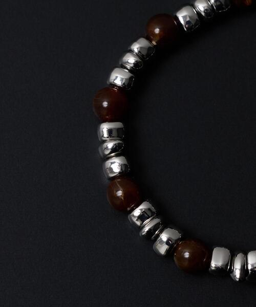 WEGO（ウィゴー）の「WEGO/クラックデザインブレス（ブレスレット・メンズ・ブルー/ブラウン/ブラック・FREE）」の16枚目の写真