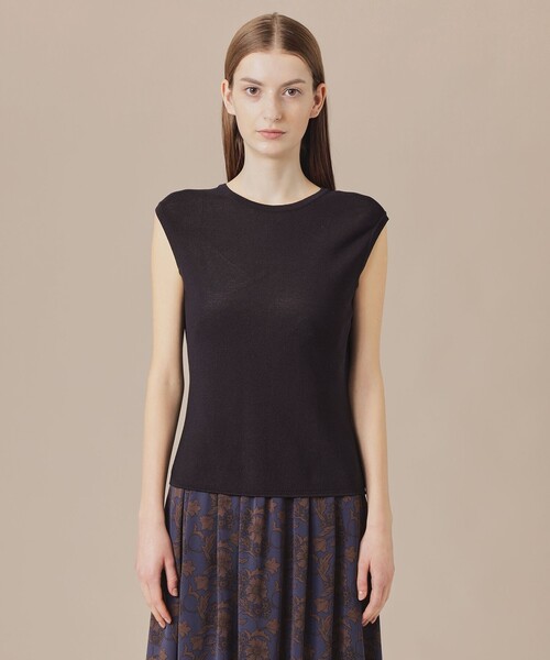 MACKINTOSH LONDON(マッキントッシュ ロンドン)の「【婦人画報掲載】ホールガーメントプルオーバー(タンクトップ・レディース・ネイビー/ホワイト/グリーン/ライトブルー・38)」の12枚目の写真