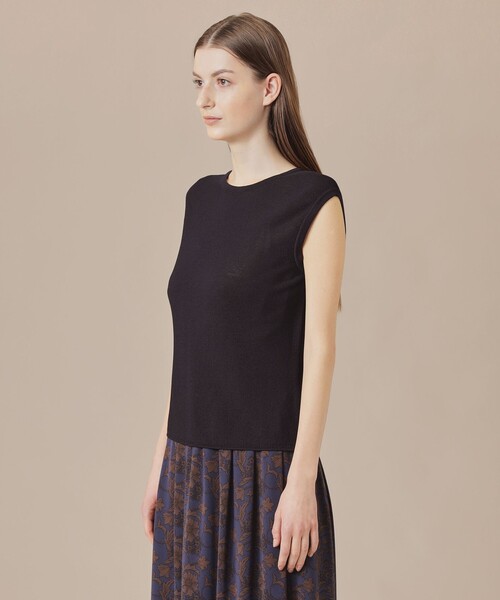 MACKINTOSH LONDON(マッキントッシュ ロンドン)の「【婦人画報掲載】ホールガーメントプルオーバー(タンクトップ・レディース・ネイビー/ホワイト/グリーン/ライトブルー・38)」の11枚目の写真