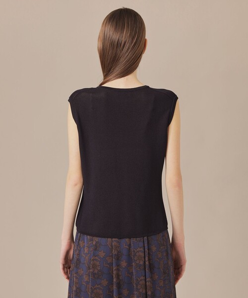 MACKINTOSH LONDON(マッキントッシュ ロンドン)の「【婦人画報掲載】ホールガーメントプルオーバー(タンクトップ・レディース・ネイビー/ホワイト/グリーン/ライトブルー・38)」の10枚目の写真