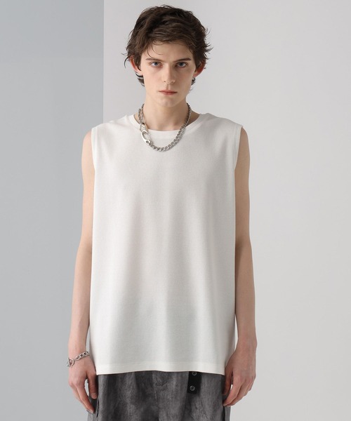 HARE(ハレ)の「アソートマテリアルルーズタンクトップ(HARE)(タンクトップ・メンズ・ブラック/ホワイト/ホワイト系その他/グレー系その他・SMALL/MEDIUM)」の3枚目の写真