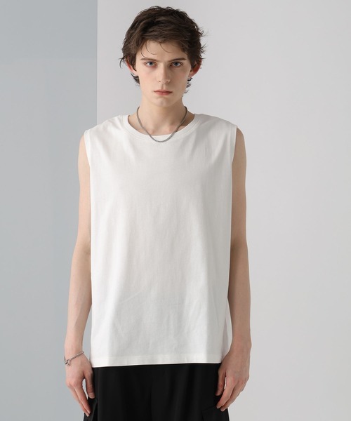 HARE(ハレ)の「アソートマテリアルルーズタンクトップ(HARE)(タンクトップ・メンズ・ブラック/ホワイト/ホワイト系その他/グレー系その他・SMALL/MEDIUM)」の7枚目の写真