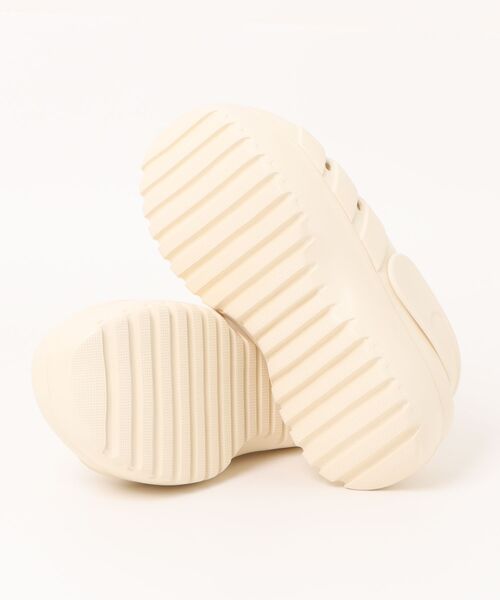 韓国人気 [アディダス] 厚底クログサンダル BEIGE adidas アディダス ADILETTE CLOG PLATFORM W レディース厚底