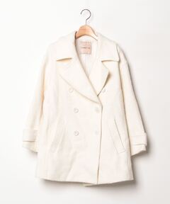 セール】SPRING TWEED CROPPED JACKET TIE NECK（ノーカラージャケット