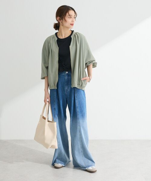 Petit fleur(プチフルール)の「・Petit Fleur アシンメトリーフリルTEE(Tシャツ/カットソー・レディース・ブラック/杢グレー/オフホワイト/ピンク・FREE)」の14枚目の写真