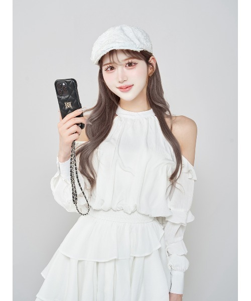 ダーリッチ スマホケース 16pro ホワイト DDキルティングiPhoneケース（スマホケース/カバー）｜Darich