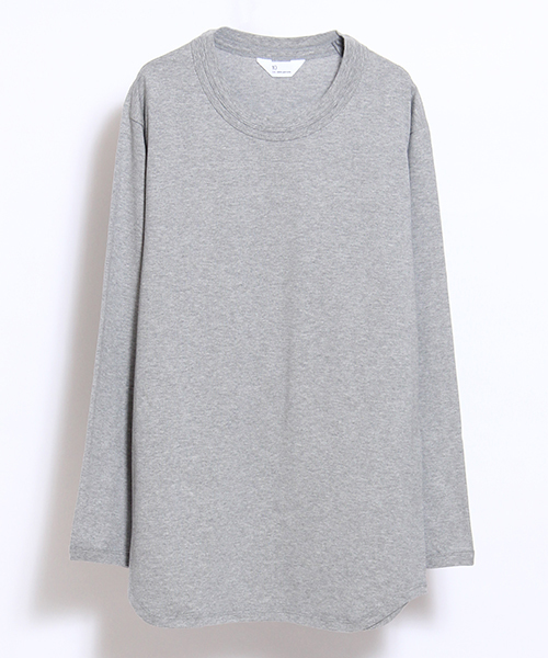 10 by juha stable garments(テンバイユハ ステーブルガーメンツ)の「SOFT L/S TEE(Tシャツ/カットソー)」|グレー