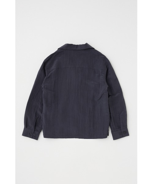 MOUSSY（マウジー）の「SATIN シャツ（シャツ/ブラウス・レディース・ネイビー/オフホワイト・FREE）」の10枚目の写真