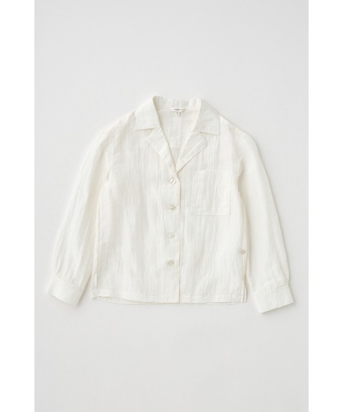 MOUSSY（マウジー）の「SATIN シャツ（シャツ/ブラウス・レディース・ネイビー/オフホワイト・FREE）」の17枚目の写真