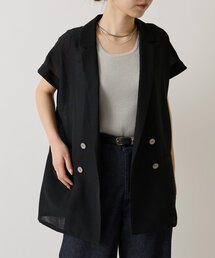 LIVETART | 麻調メッシュジャケット(テーラードジャケット)