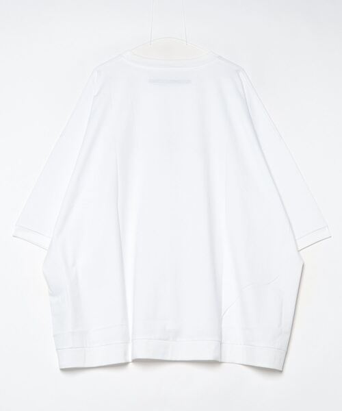 my beautiful landlet(マイビューティフルランドレット)の「【my beautiful landlet】 MERCERIZATION JERSEY EMBROIDERY BIG T-SHIRT(Tシャツ/カットソー・メンズ・ホワイト/ブラック/オフホワイト・FREE)」の6枚目の写真