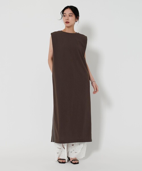BEAUTY&YOUTH UNITED ARROWS ワンピース セール】 バックホール ギャザー ワンピース （ロング・マキシ丈