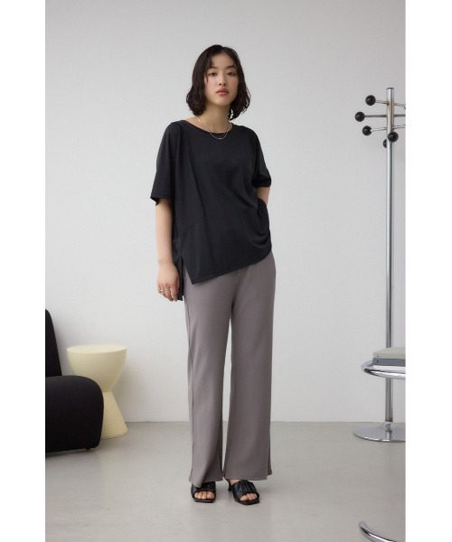 AZUL by moussy(アズールバイマウジー)の「C/Tアイシーフィールドルマントップス(Tシャツ/カットソー・レディース・ブラック/ライトベージュ/ブラック系その他・FREE)」の10枚目の写真