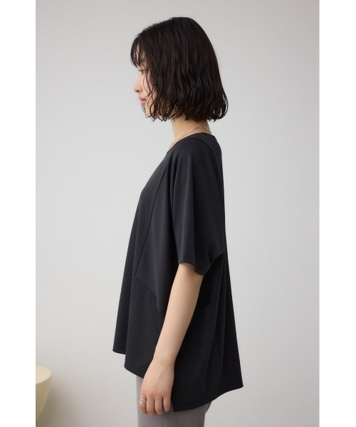 AZUL by moussy(アズールバイマウジー)の「C/Tアイシーフィールドルマントップス(Tシャツ/カットソー・レディース・ブラック/ライトベージュ/ブラック系その他・FREE)」の12枚目の写真