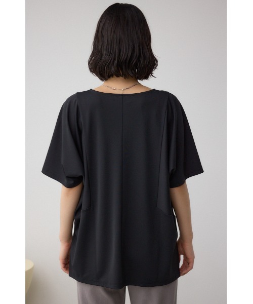 AZUL by moussy(アズールバイマウジー)の「C/Tアイシーフィールドルマントップス(Tシャツ/カットソー・レディース・ブラック/ライトベージュ/ブラック系その他・FREE)」の13枚目の写真